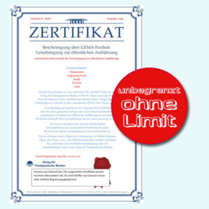 Zertifikat unbegrenzt
